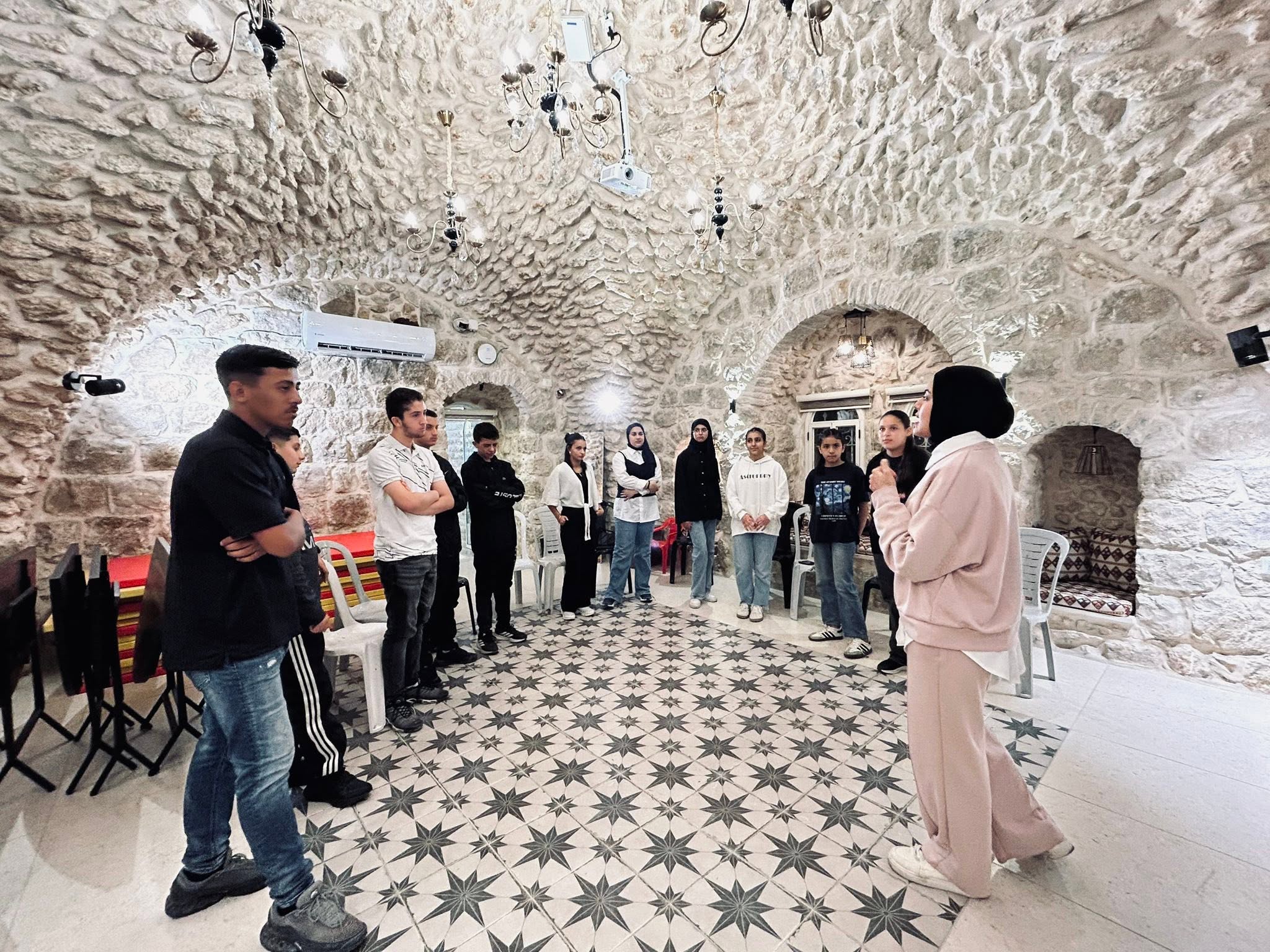 Participants taking part in a group activity